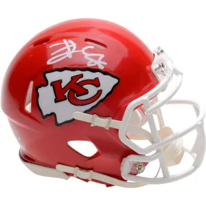 Kansas City Chiefs Travis Kelce Hand Signed Autographed Mini Helmet Fanatics COA
