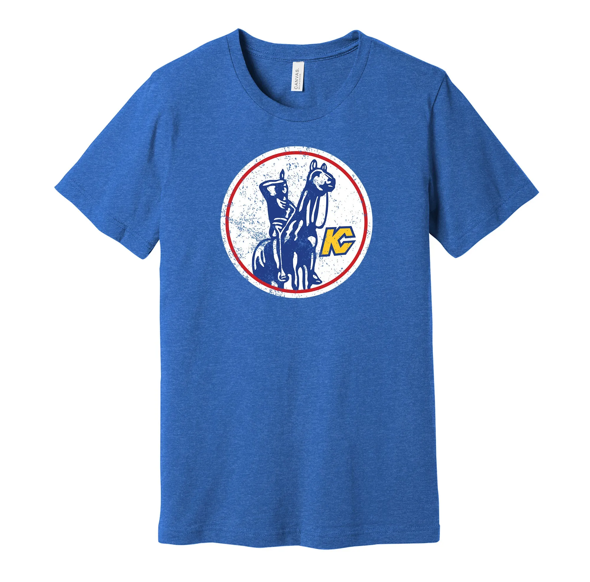 Kansas City Scouts Distressed Logo Shirt - Defunct Hockey Team - Celebrate Missouri Heritage and History - Hyper Than Hype