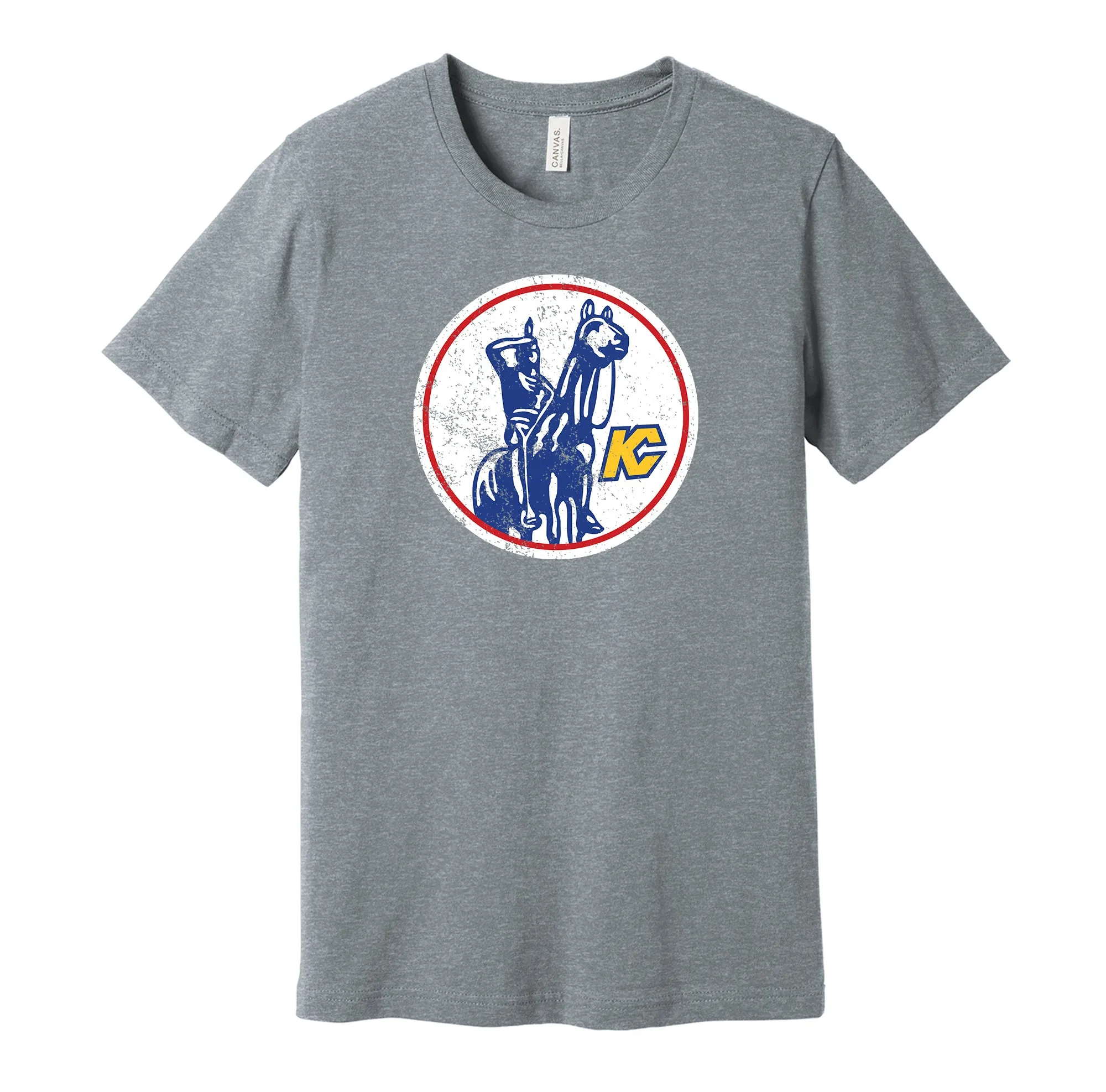 Kansas City Scouts Distressed Logo Shirt - Defunct Hockey Team - Celebrate Missouri Heritage and History - Hyper Than Hype