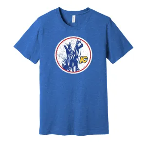 Kansas City Scouts Distressed Logo Shirt - Defunct Hockey Team - Celebrate Missouri Heritage and History - Hyper Than Hype