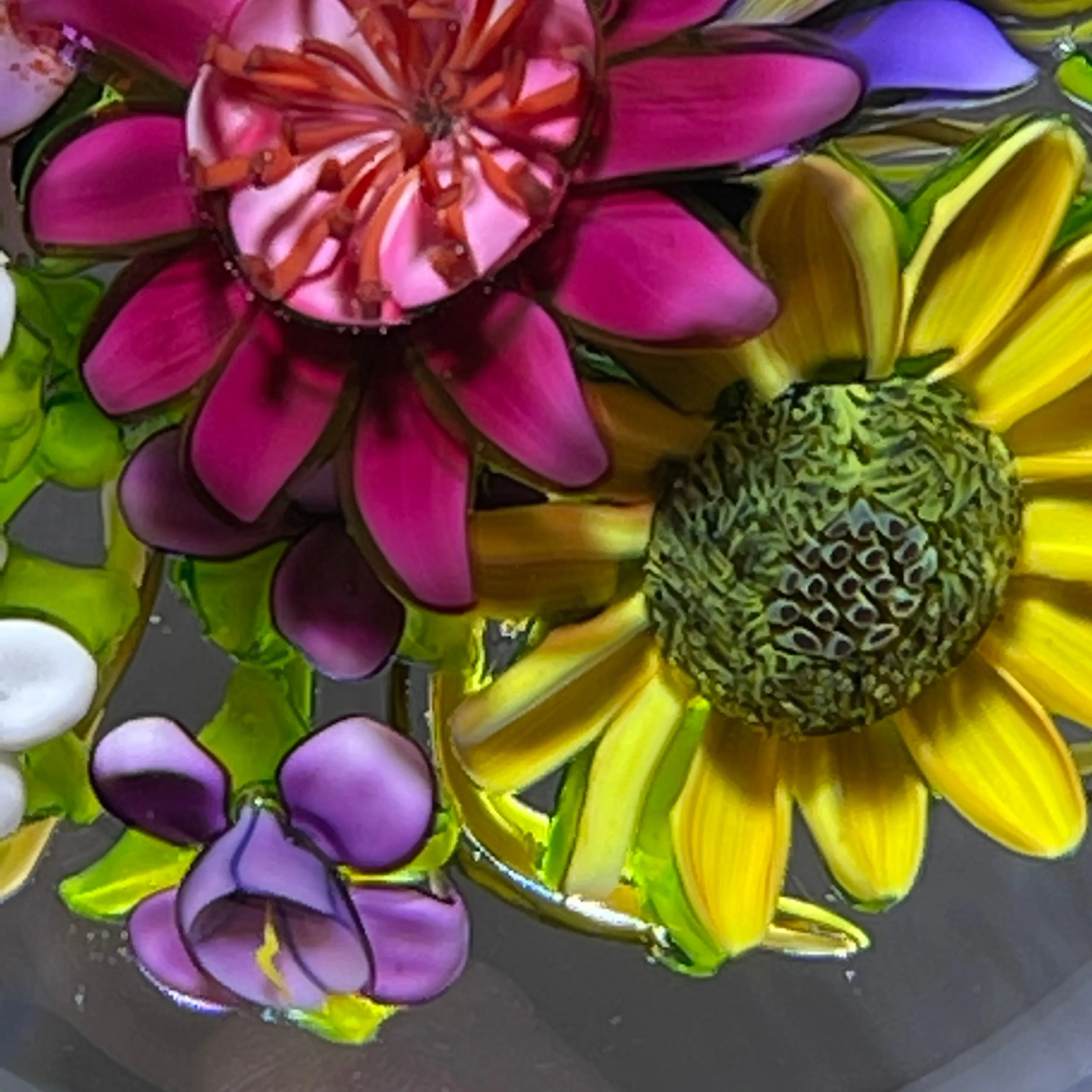 Ken Rosenfeld 2020 Flamework Medium Flower Bouquet
