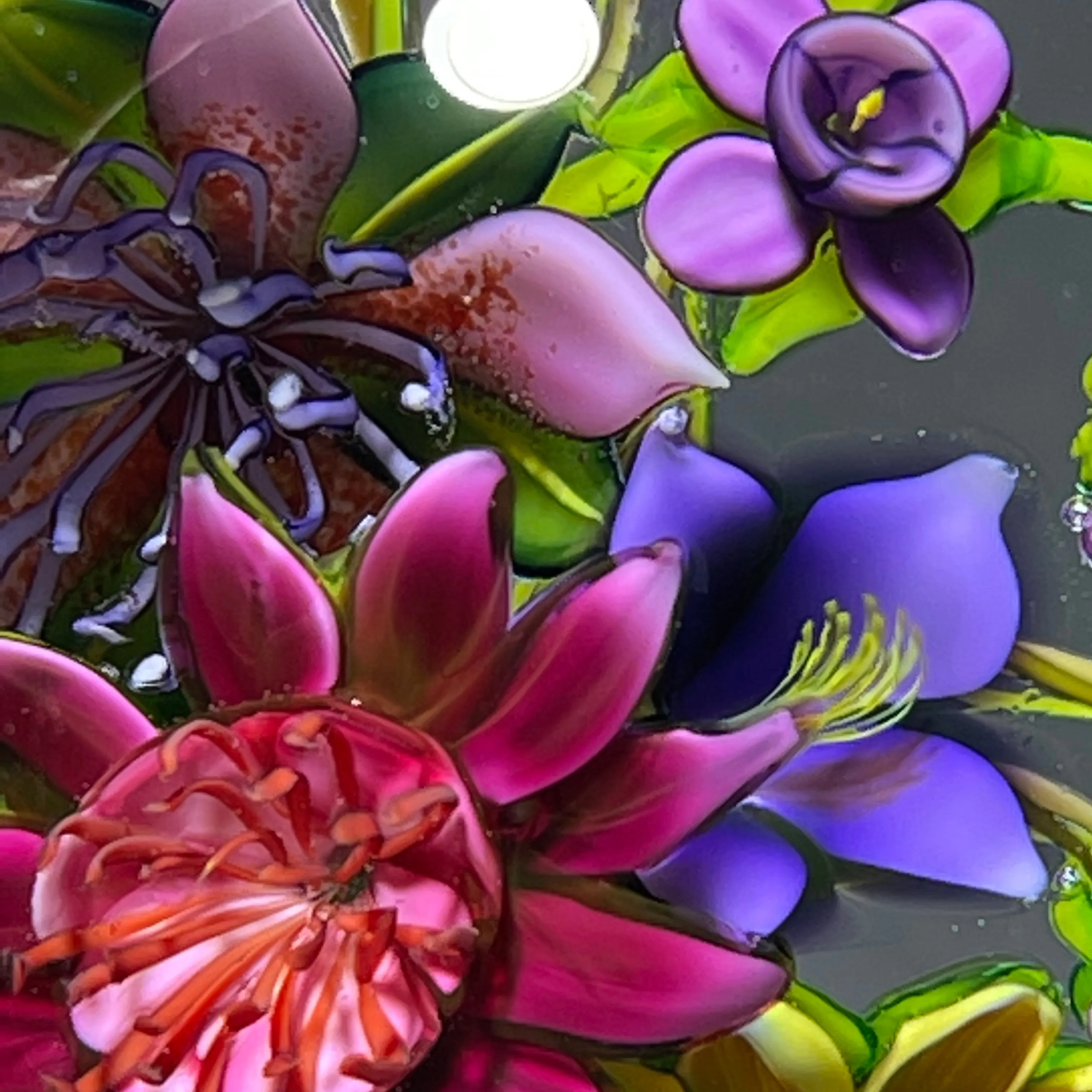 Ken Rosenfeld 2020 Flamework Medium Flower Bouquet