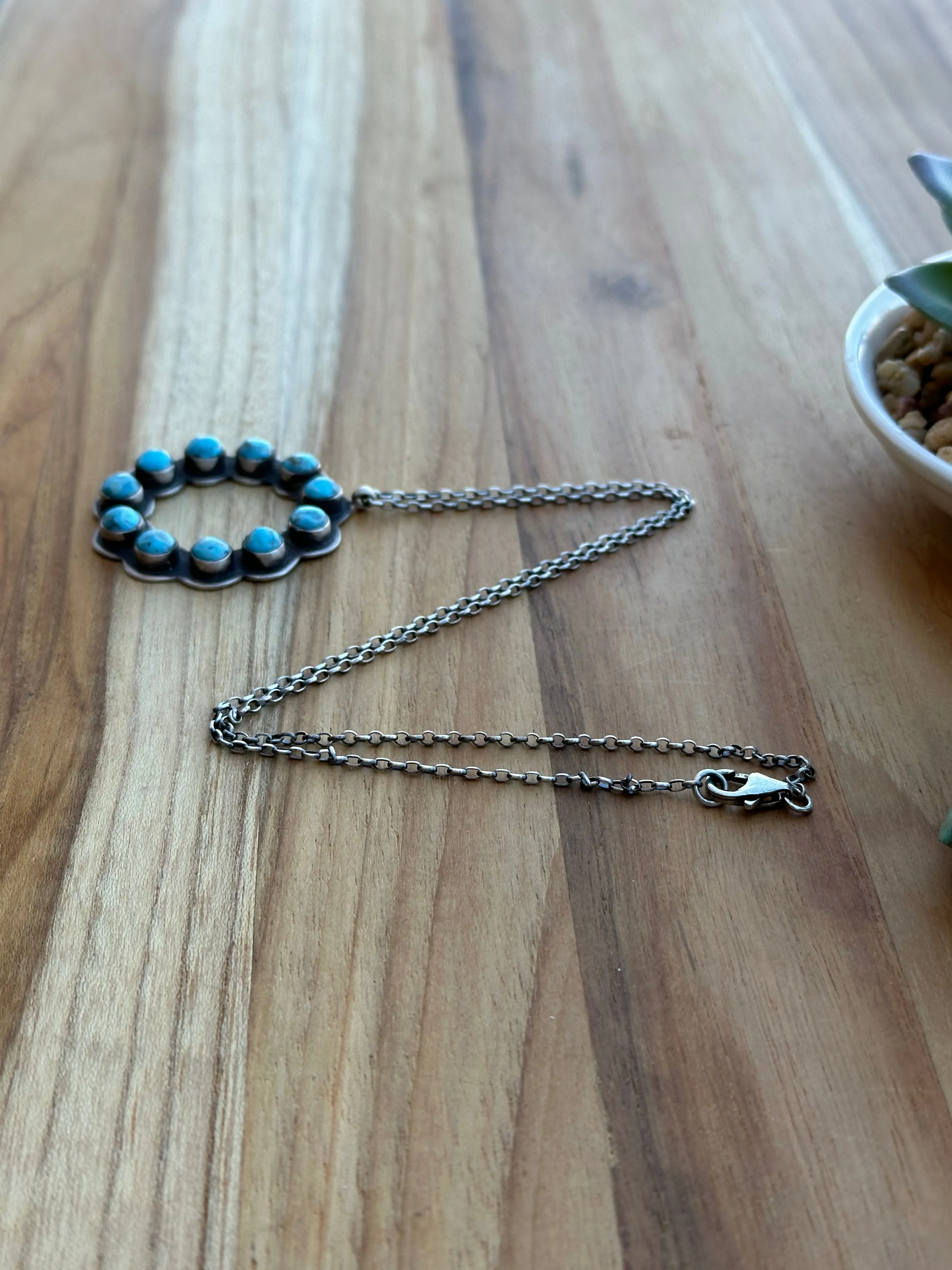 Kingman Cluster Necklace