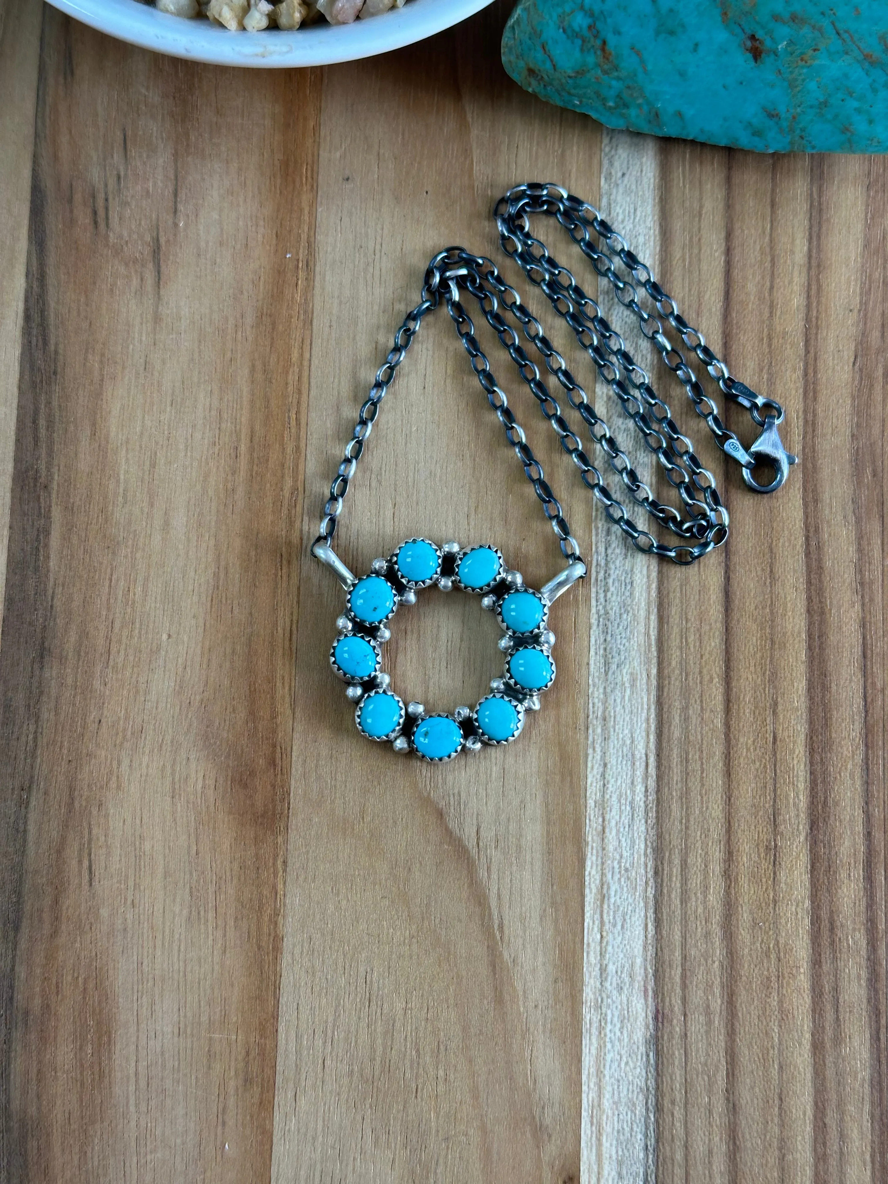 Kingman Cluster Necklace
