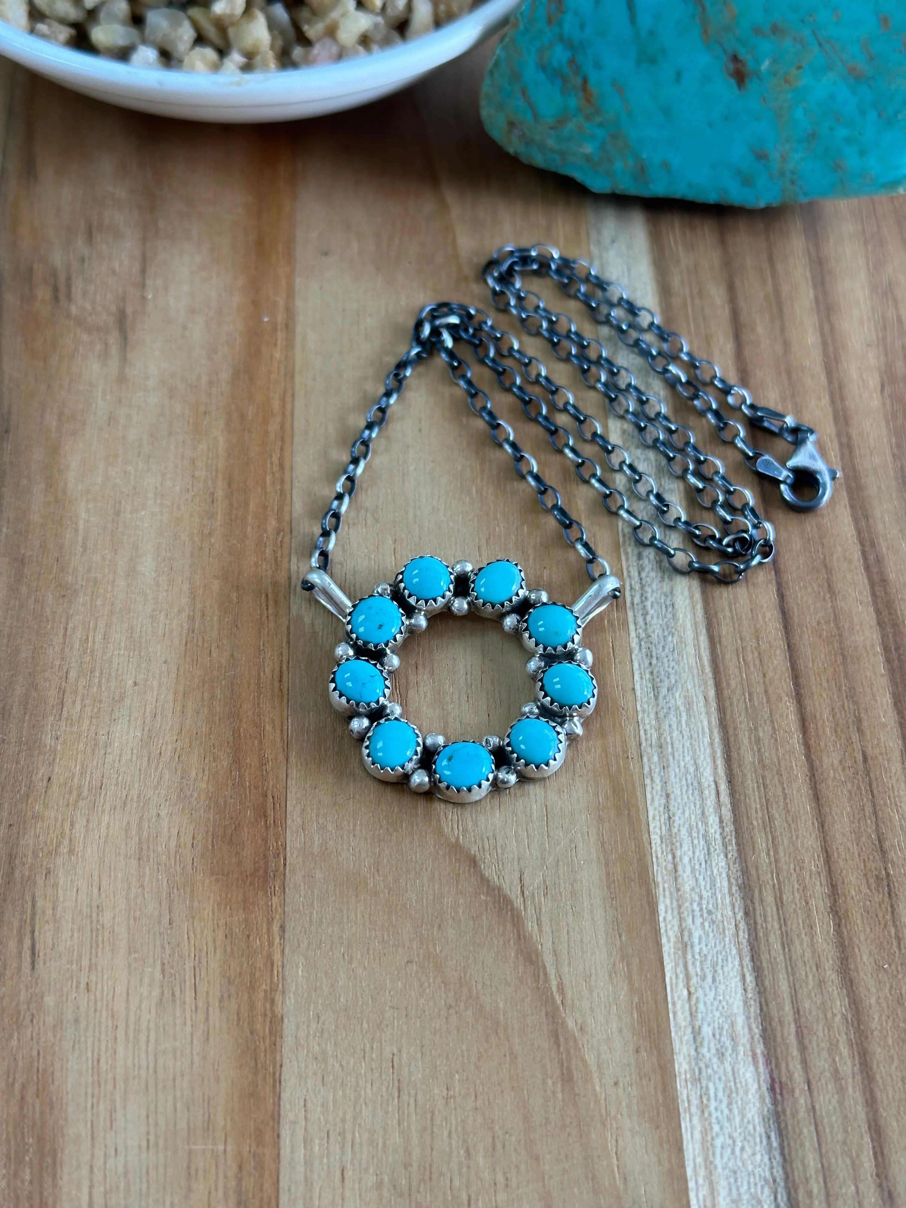Kingman Cluster Necklace
