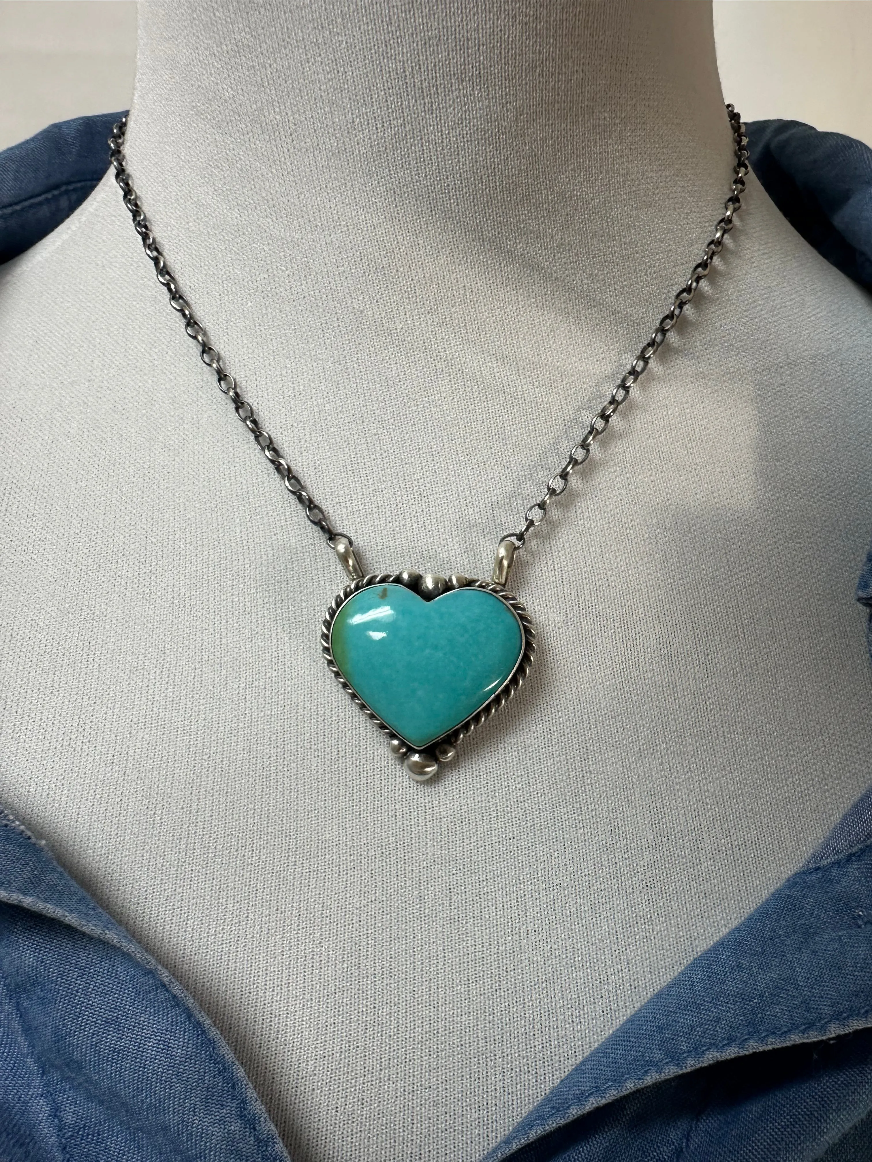 Kingman Heart Necklace