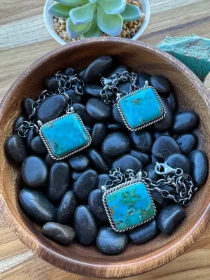 Kingman Square Necklace