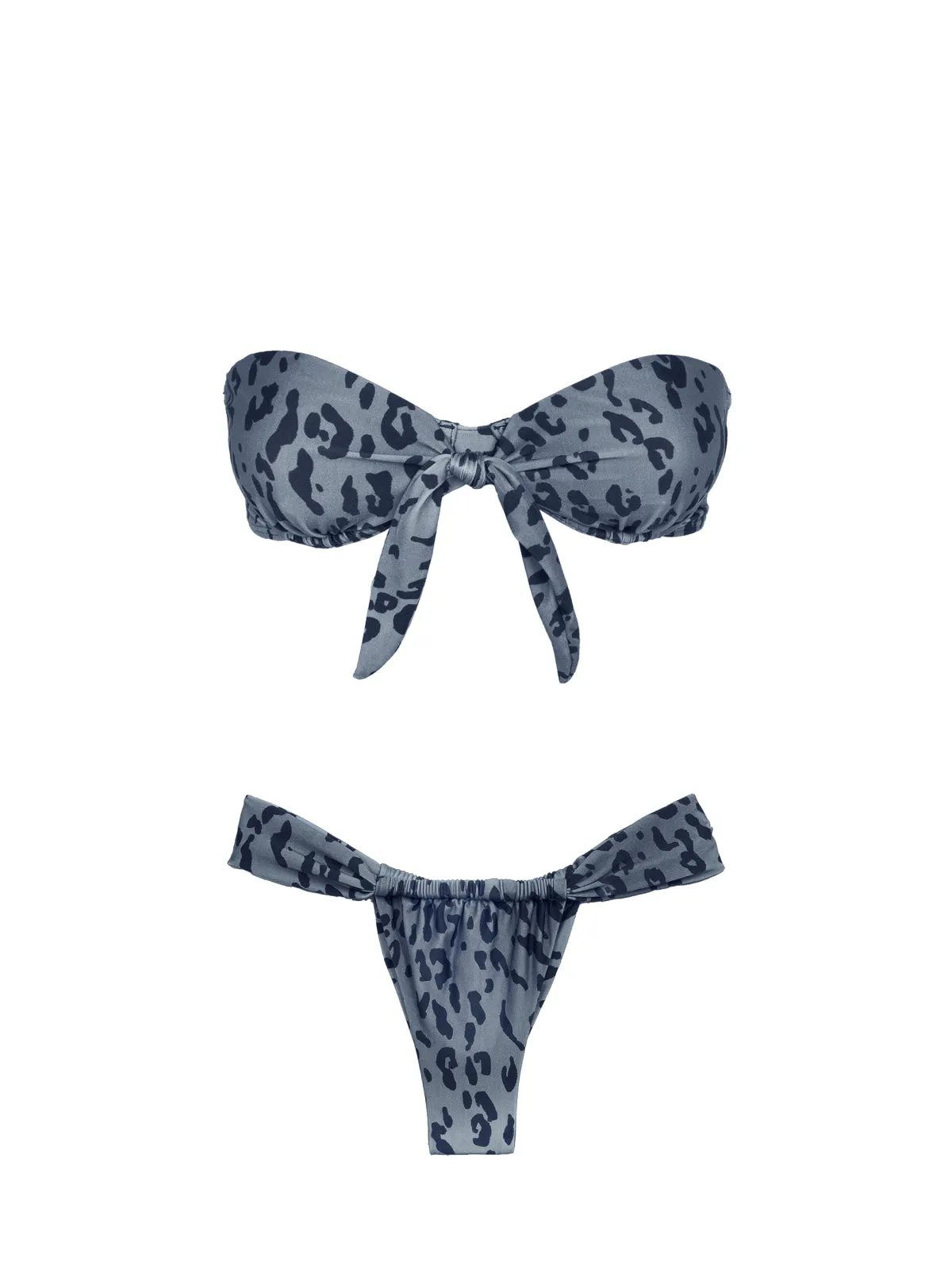 Knot Bandeau-Tanga Bikini