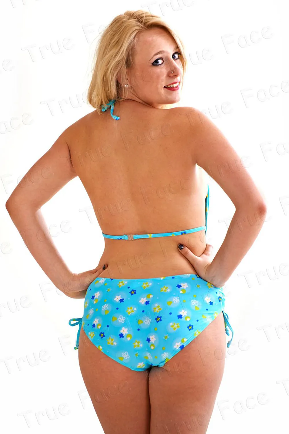 Ladies Sleeveles Cotton Swimsuit - 3 Pack
