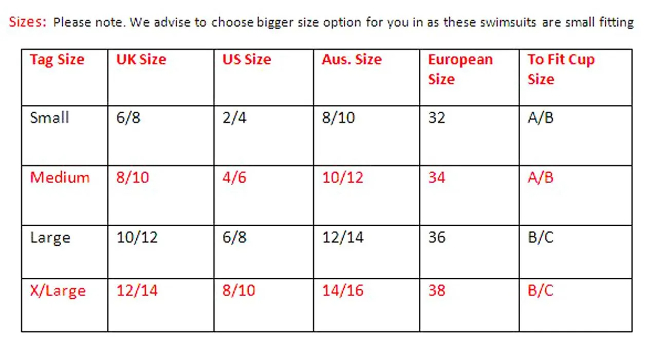 Ladies Sleeveles Cotton Swimsuit - 3 Pack
