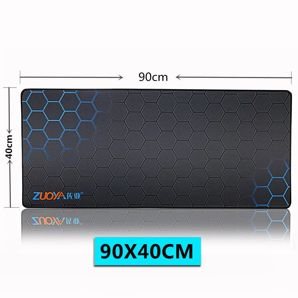Large Gaming Anti slip Natural Rubber Locking Edge Mouse Pad