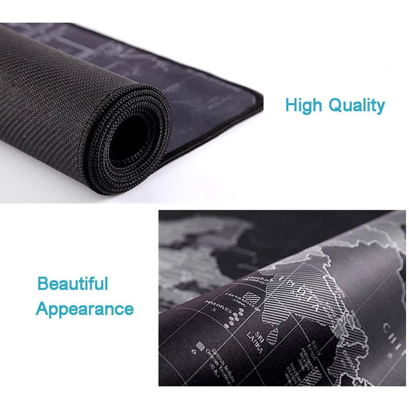 Large Gaming Anti slip Natural Rubber Locking Edge Mouse Pad