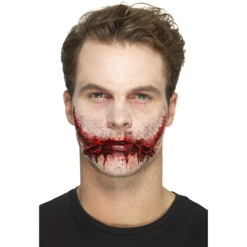 Latex Stitched Smile Prosthetic