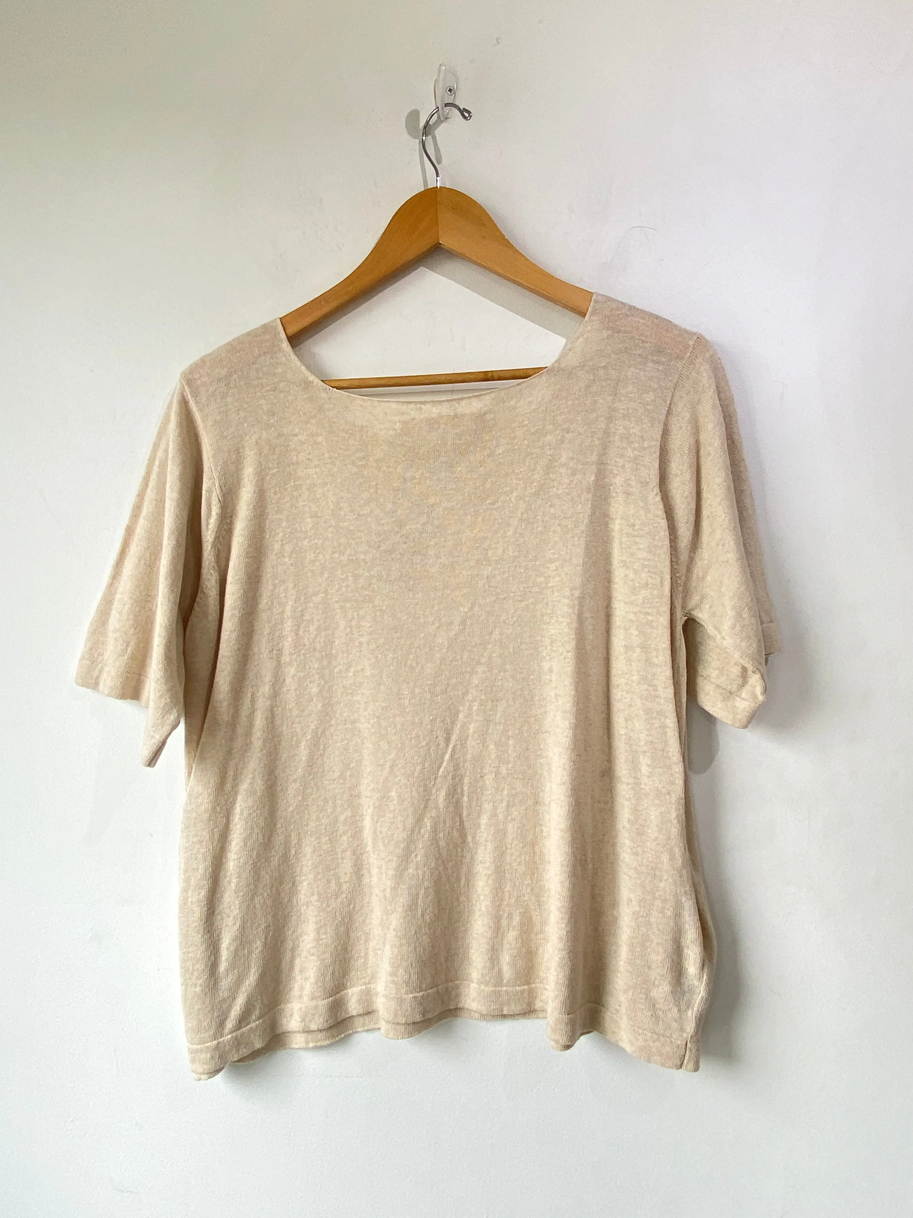 Lauren Manoogian Tan Knit Top