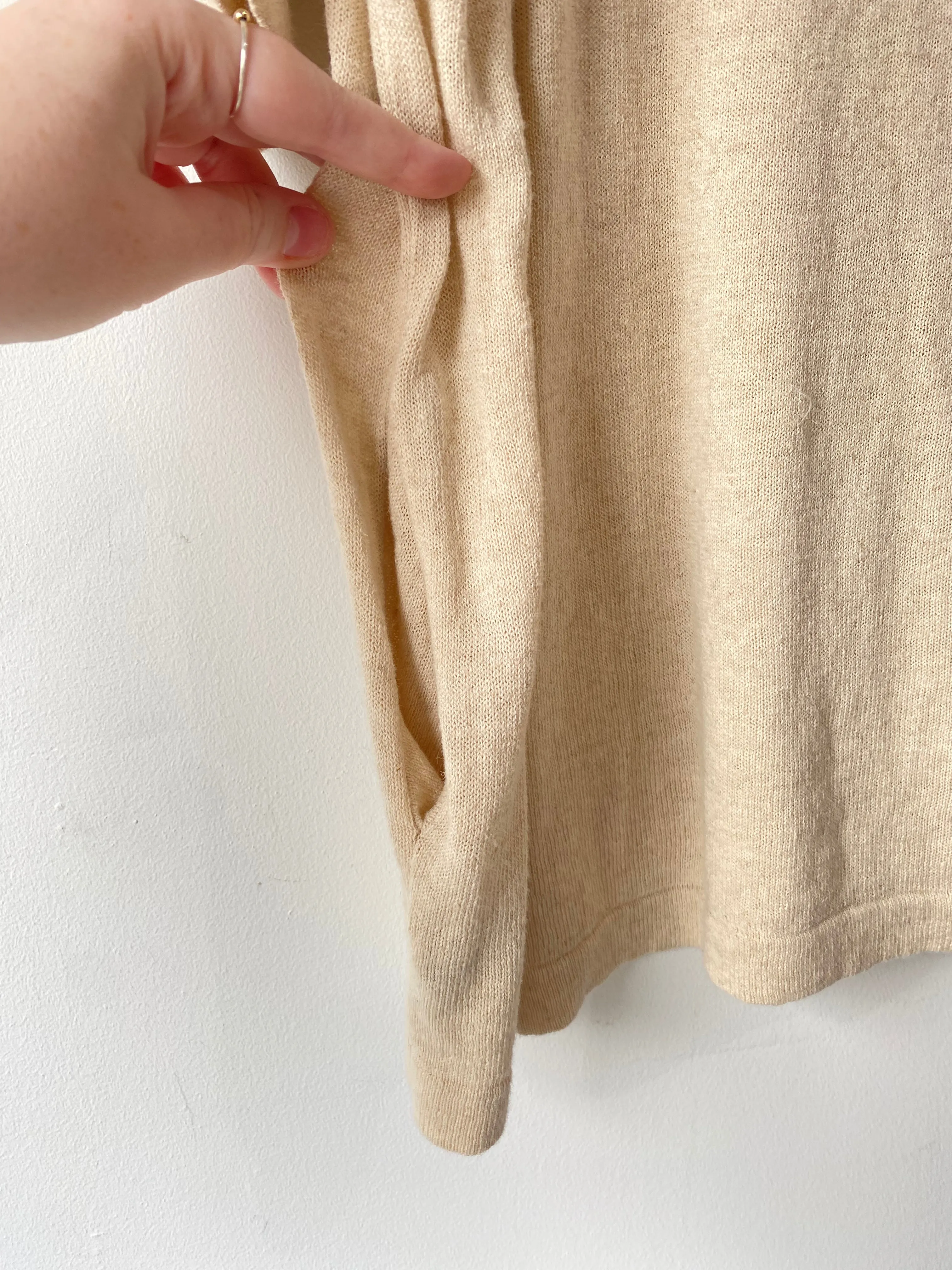 Lauren Manoogian Tan Knit Top