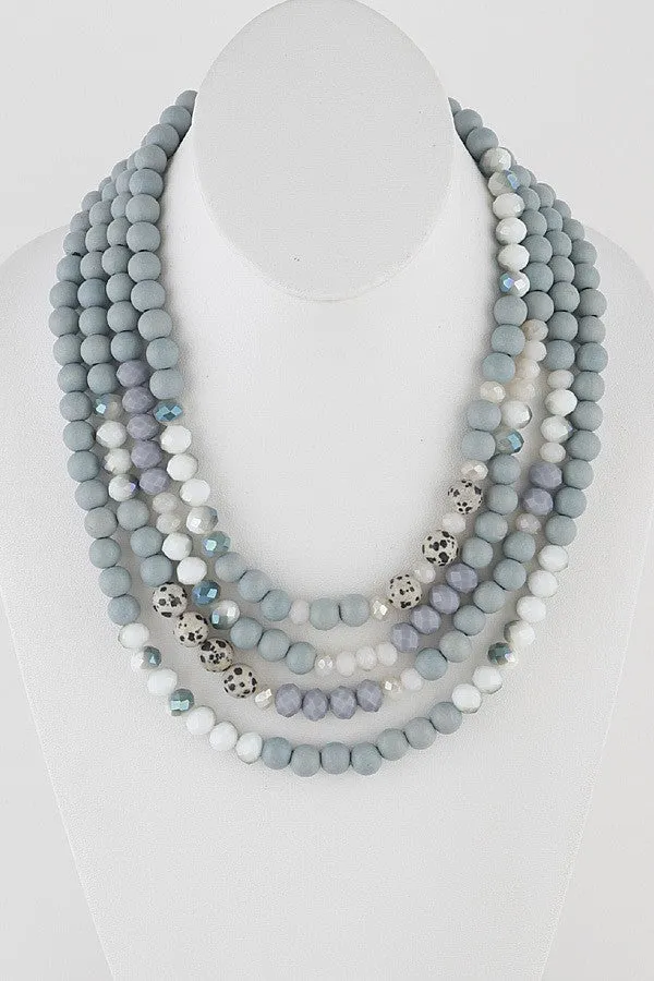 Layered Beaded Necklace