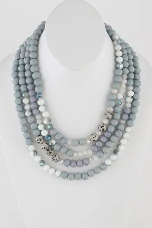 Layered Beaded Necklace