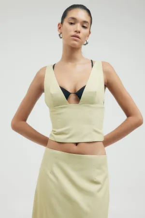 LAYERED CAMISOLE | PALM & BLACK