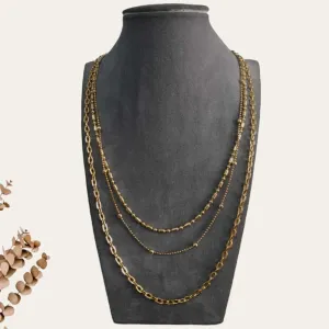 Layered Chain Necklace 1