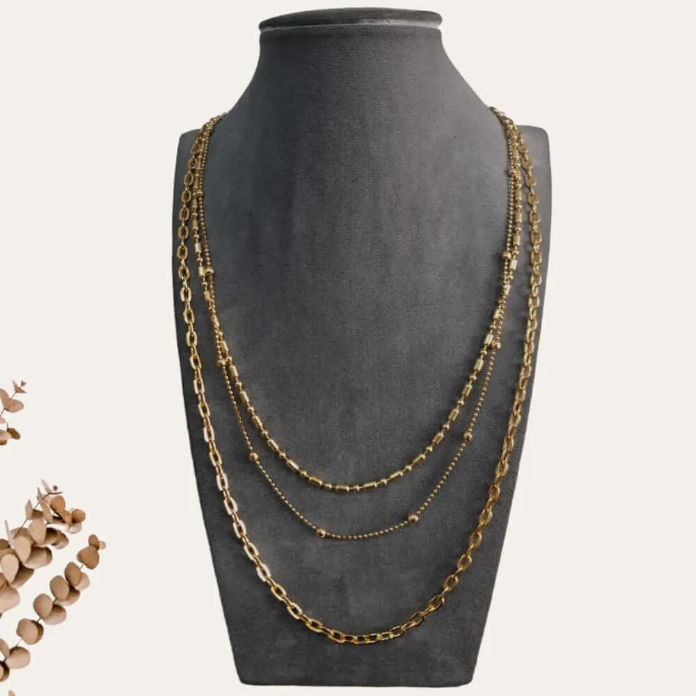 Layered Chain Necklace 1