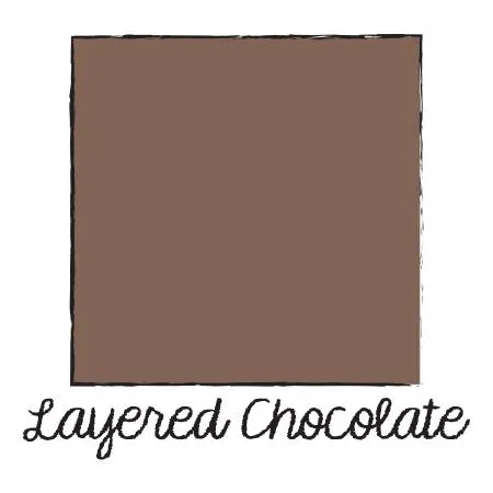 Layered Chocolate DIY Paint