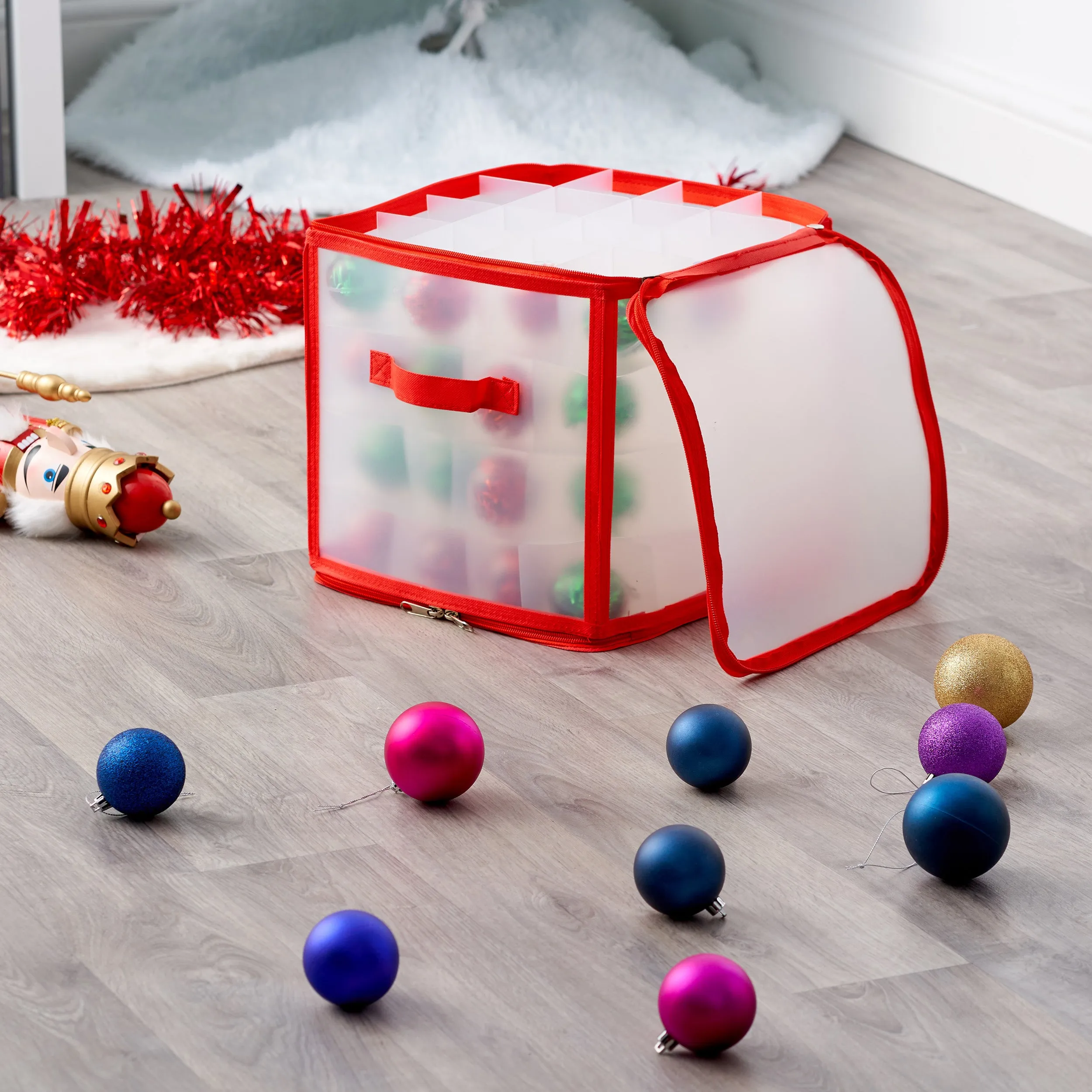 Layered Christmas Bauble Storage Box