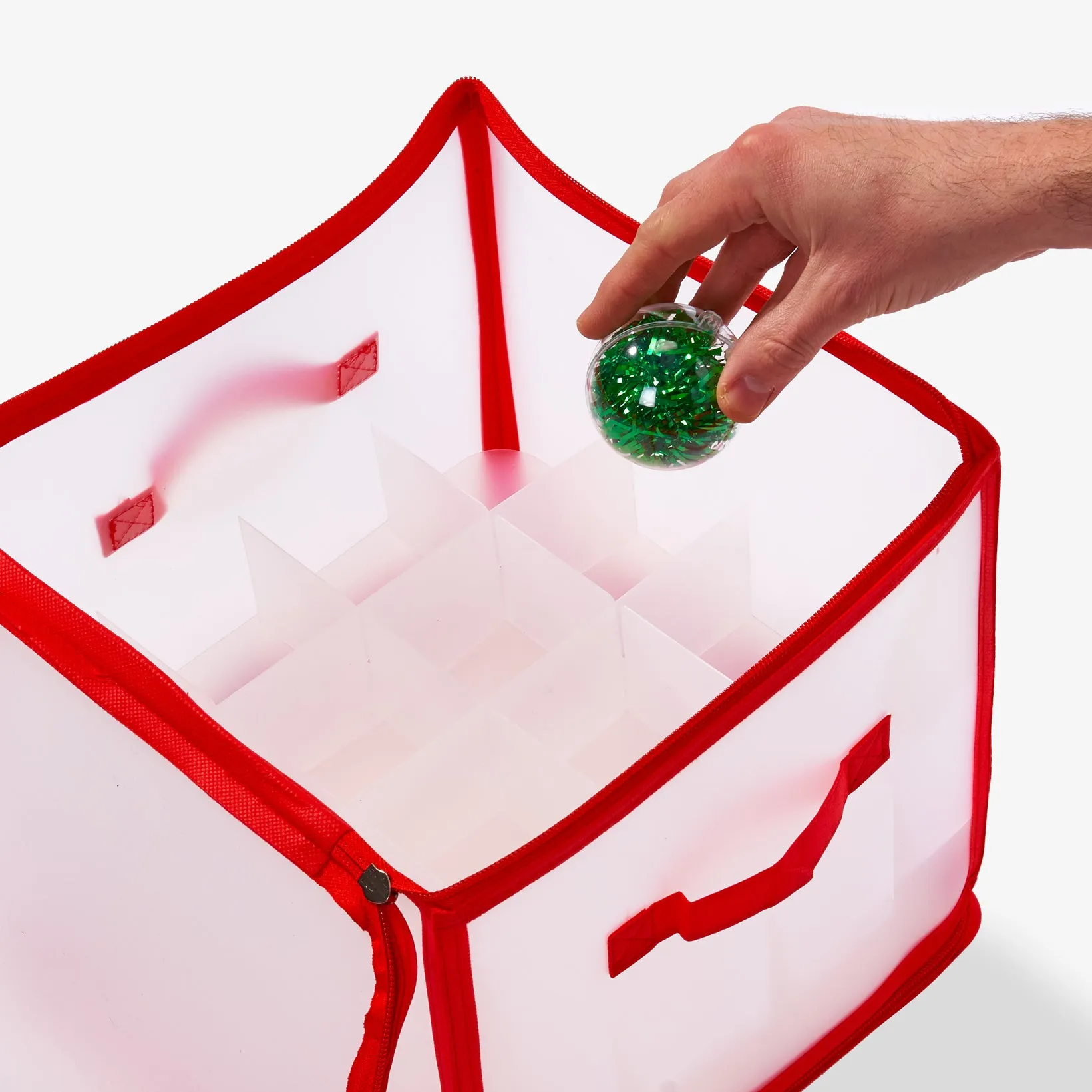 Layered Christmas Bauble Storage Box
