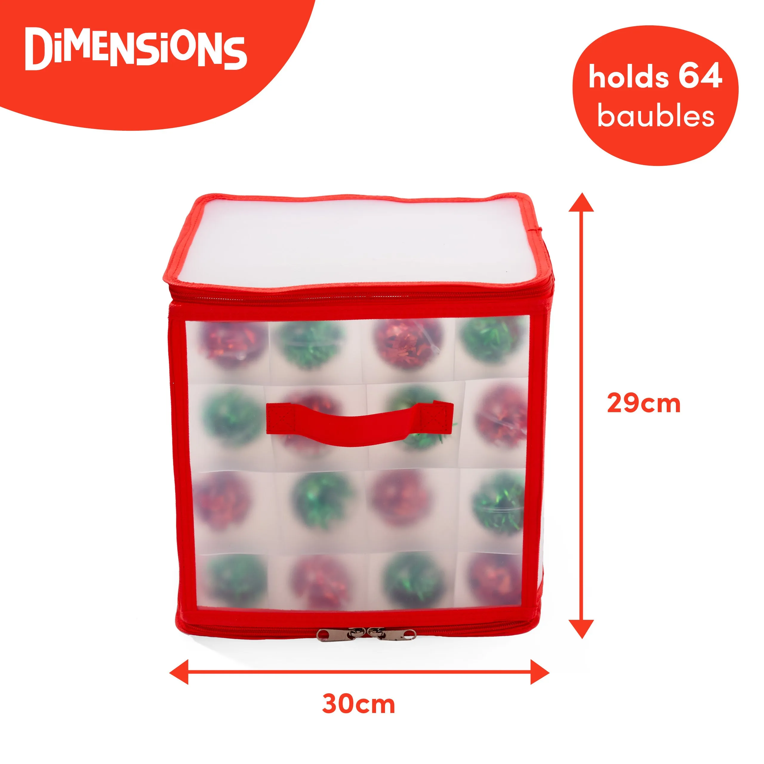 Layered Christmas Bauble Storage Box