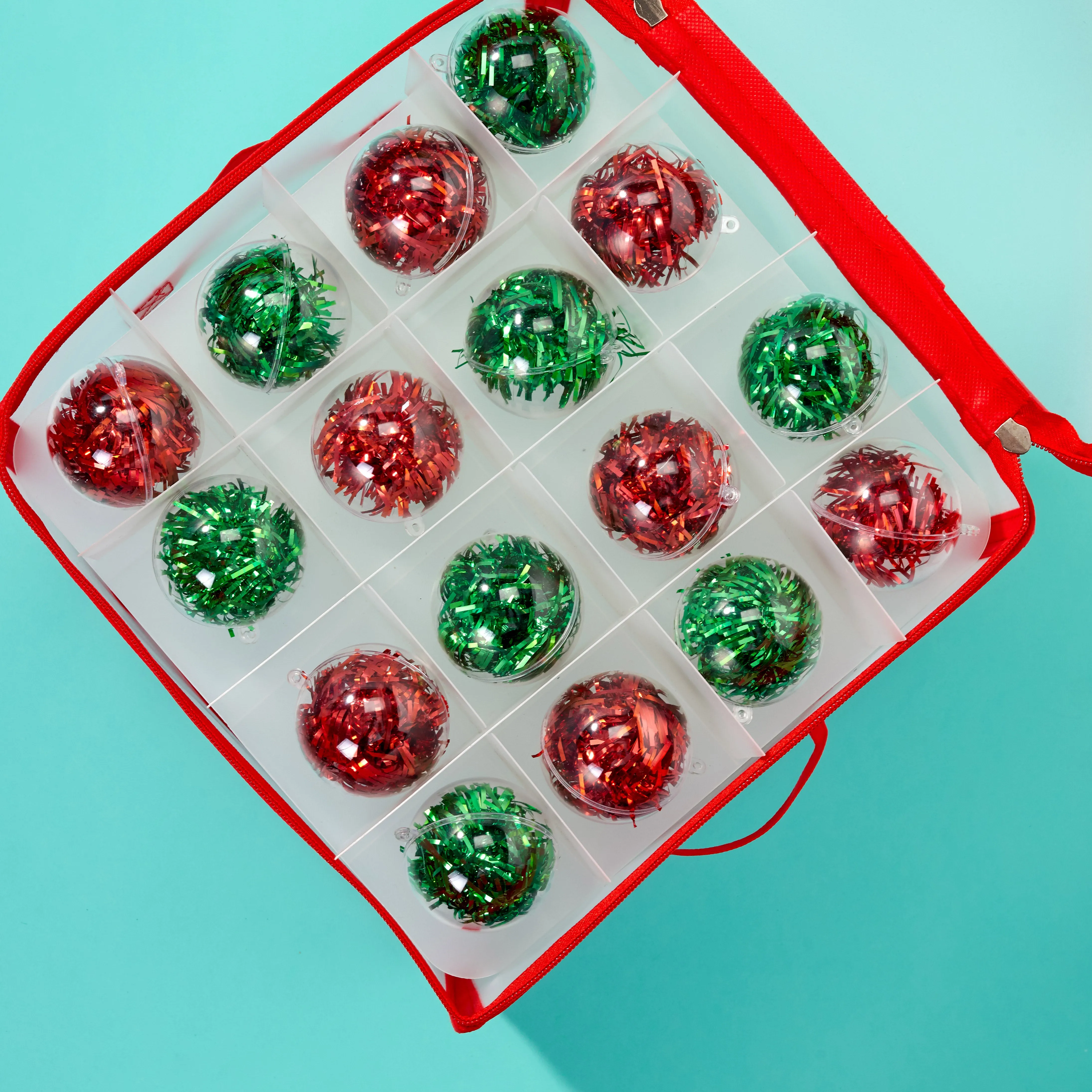 Layered Christmas Bauble Storage Box
