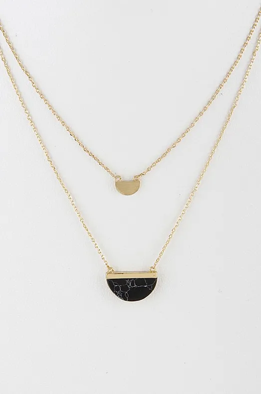 Layered Circle Necklace