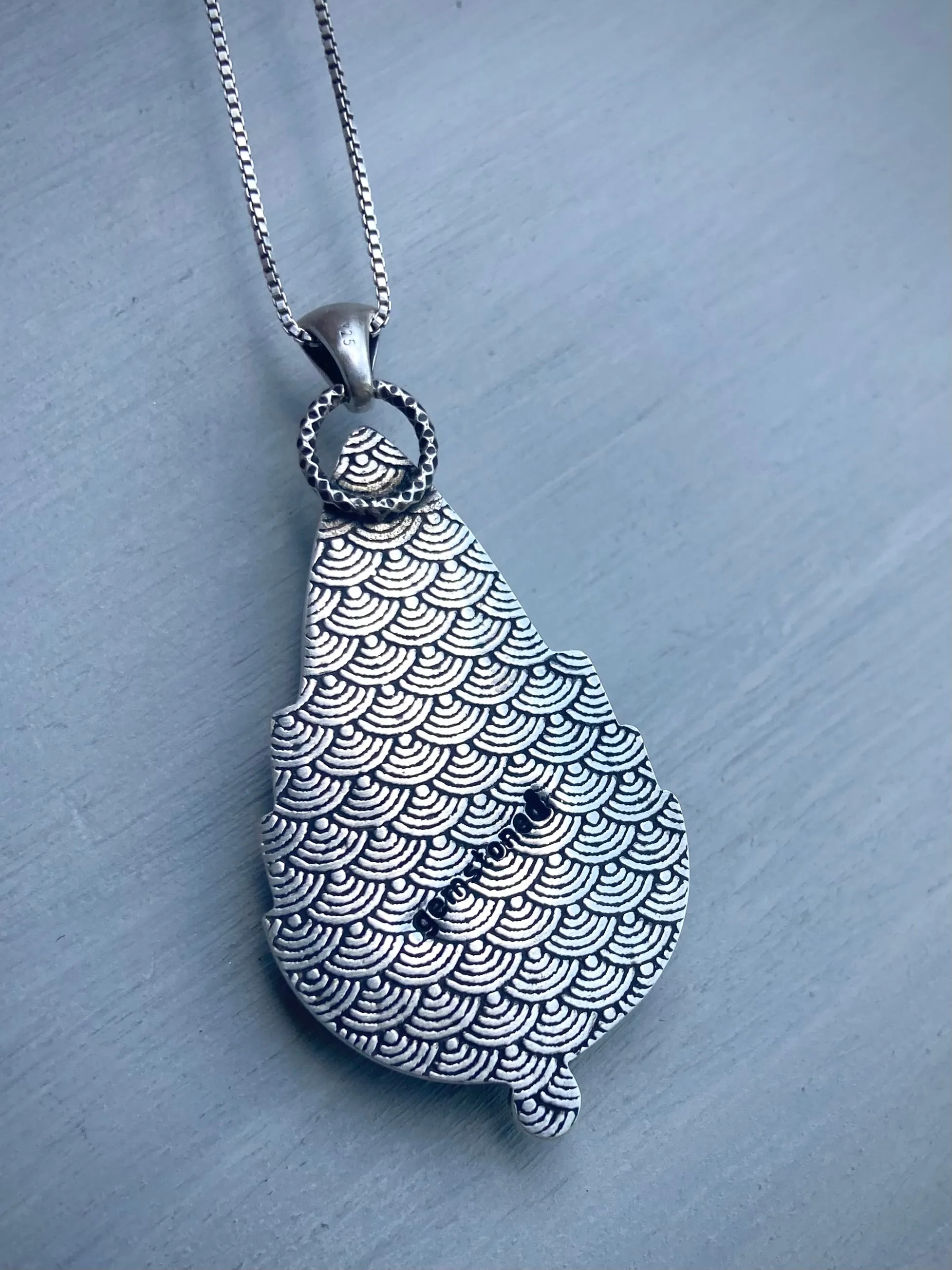 Layered Labradorite Pendant