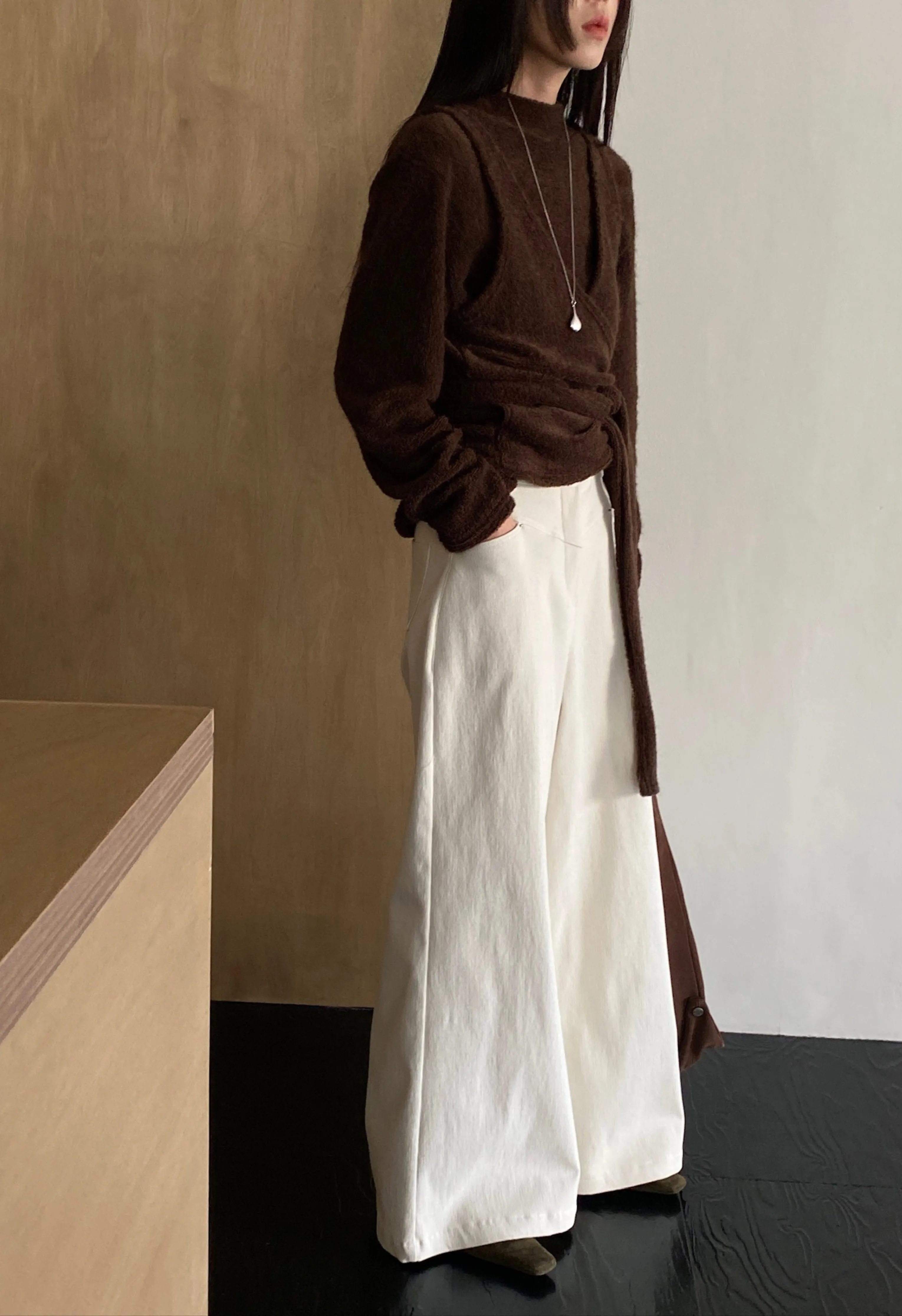 Layered Teddy Sweater