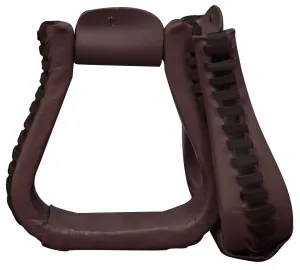 Leather Covered Western Stirrups