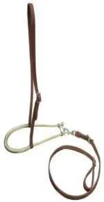 LEATHER TIE DOWN WITH ROPE NOSE