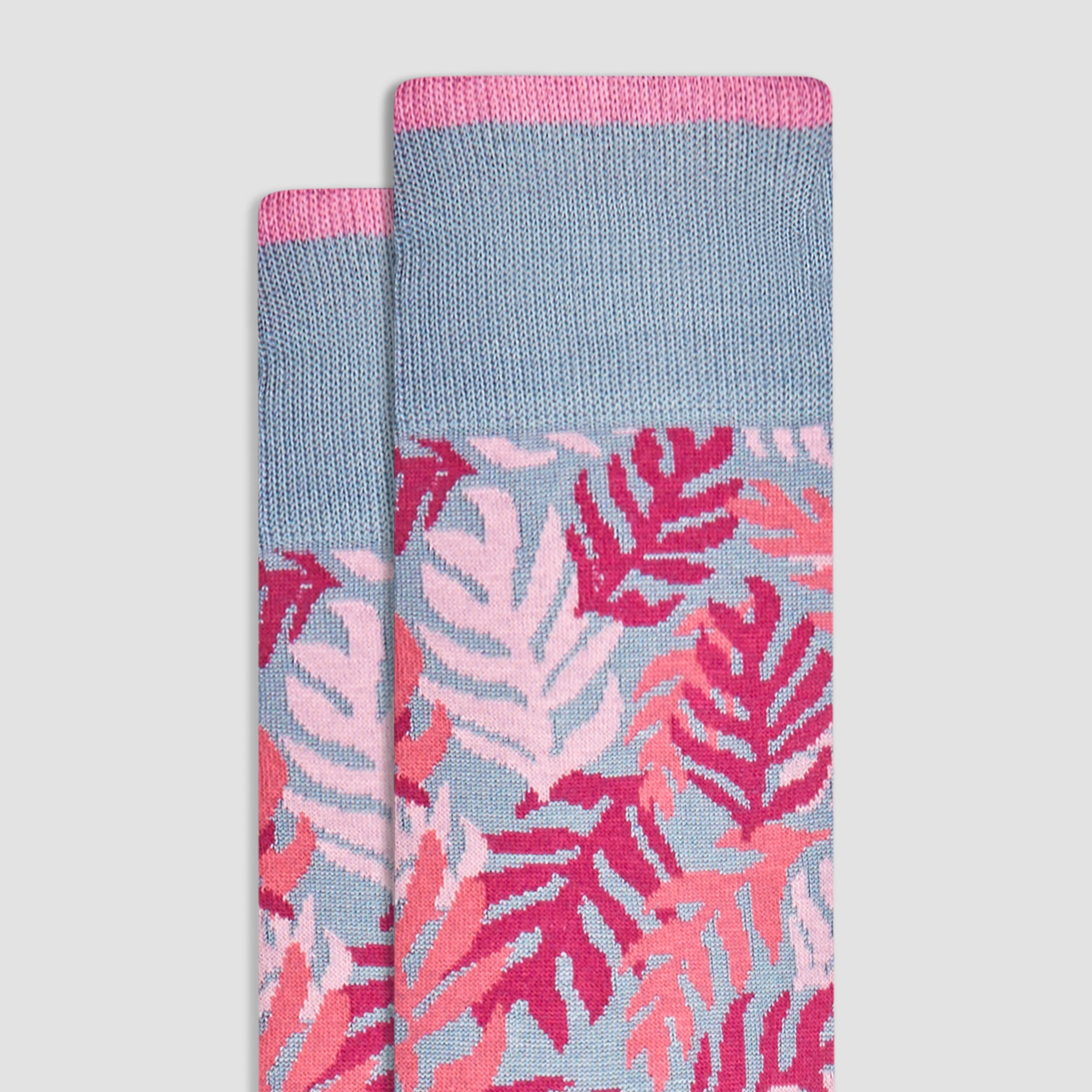 Leaves Mid-Calf Socks