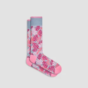 Leaves Mid-Calf Socks