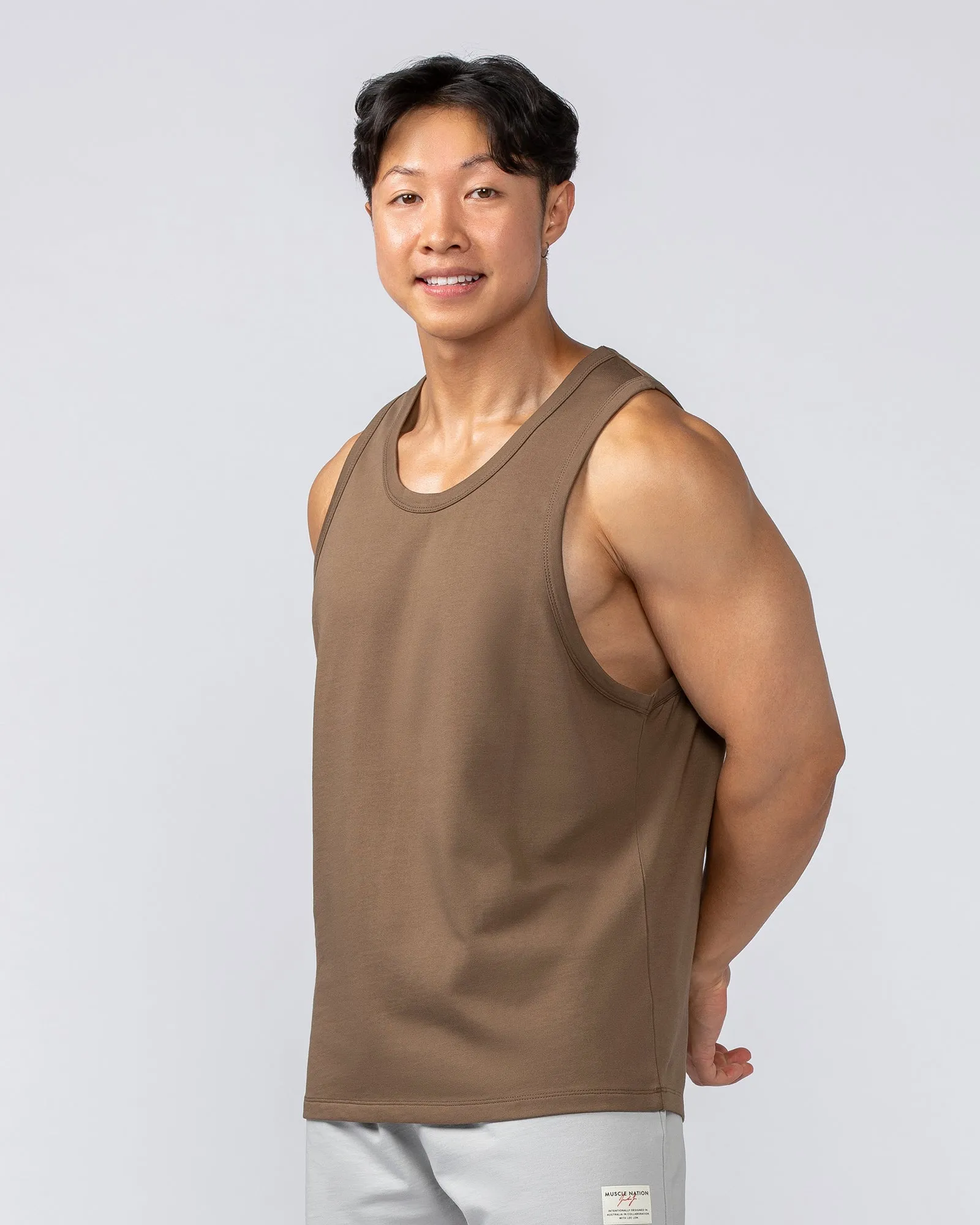 Lee Lem Loopback Tank - Hazelnut