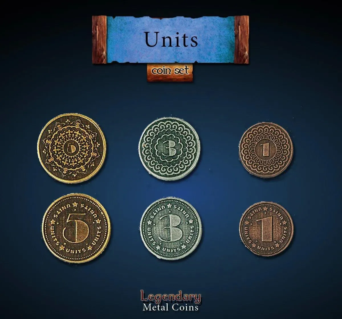 Legendary Metal Coins: Units