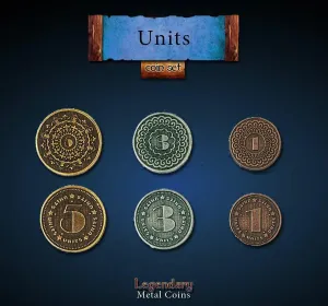 Legendary Metal Coins: Units