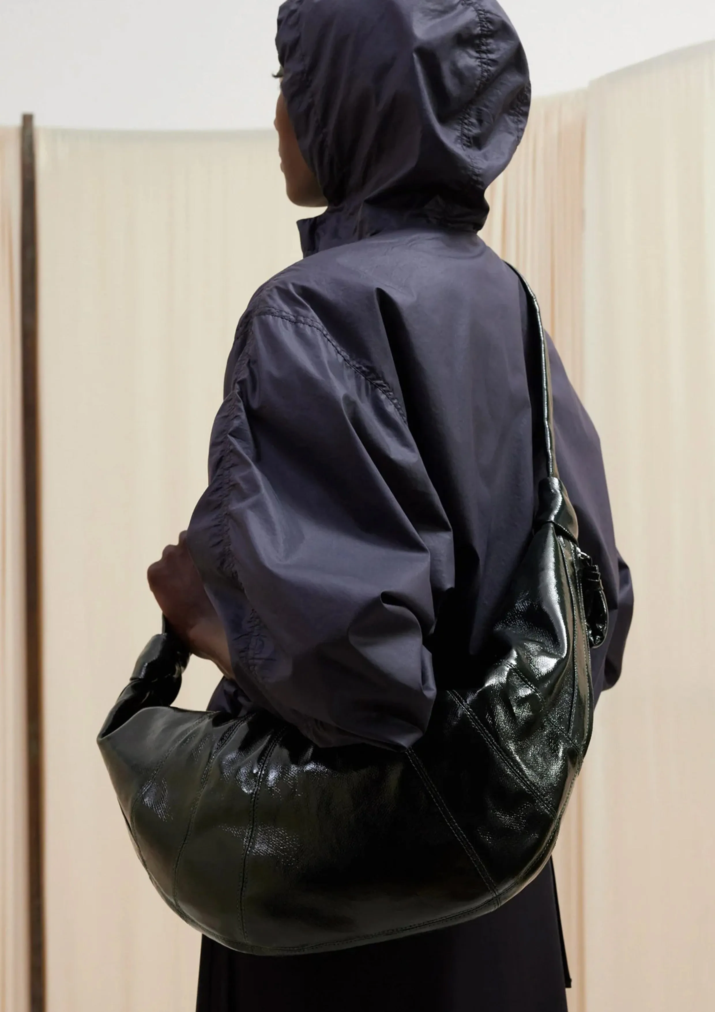 LEMAIRE - LARGE CROISSANT BAG FOREST