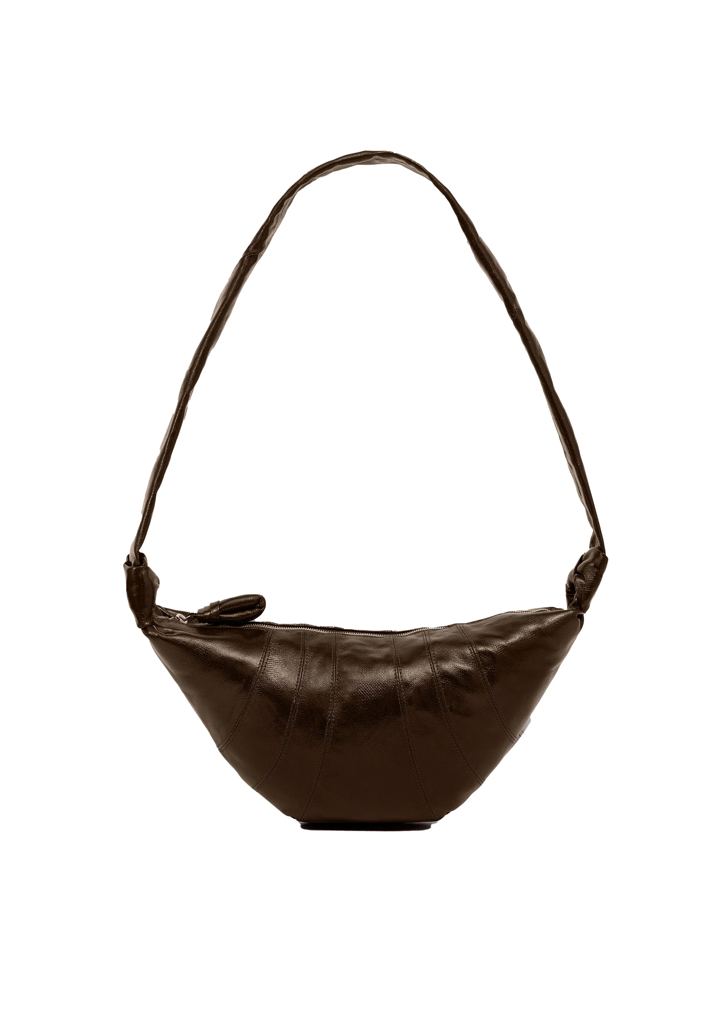 LEMAIRE - MEDIUM CROISSANT BAG DARK TOBACCO