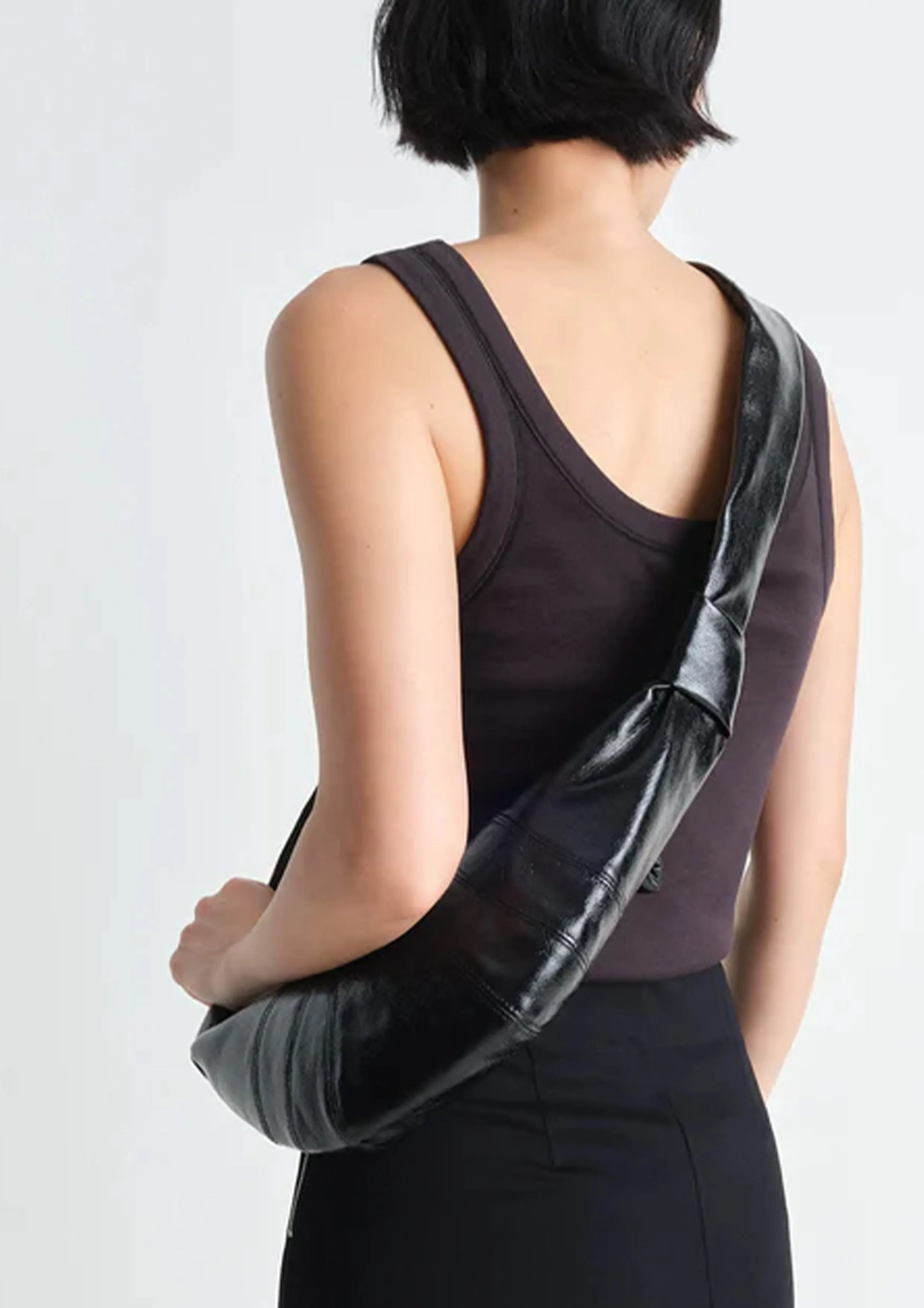 LEMAIRE - SMALL CROISSANT BAG BLACK
