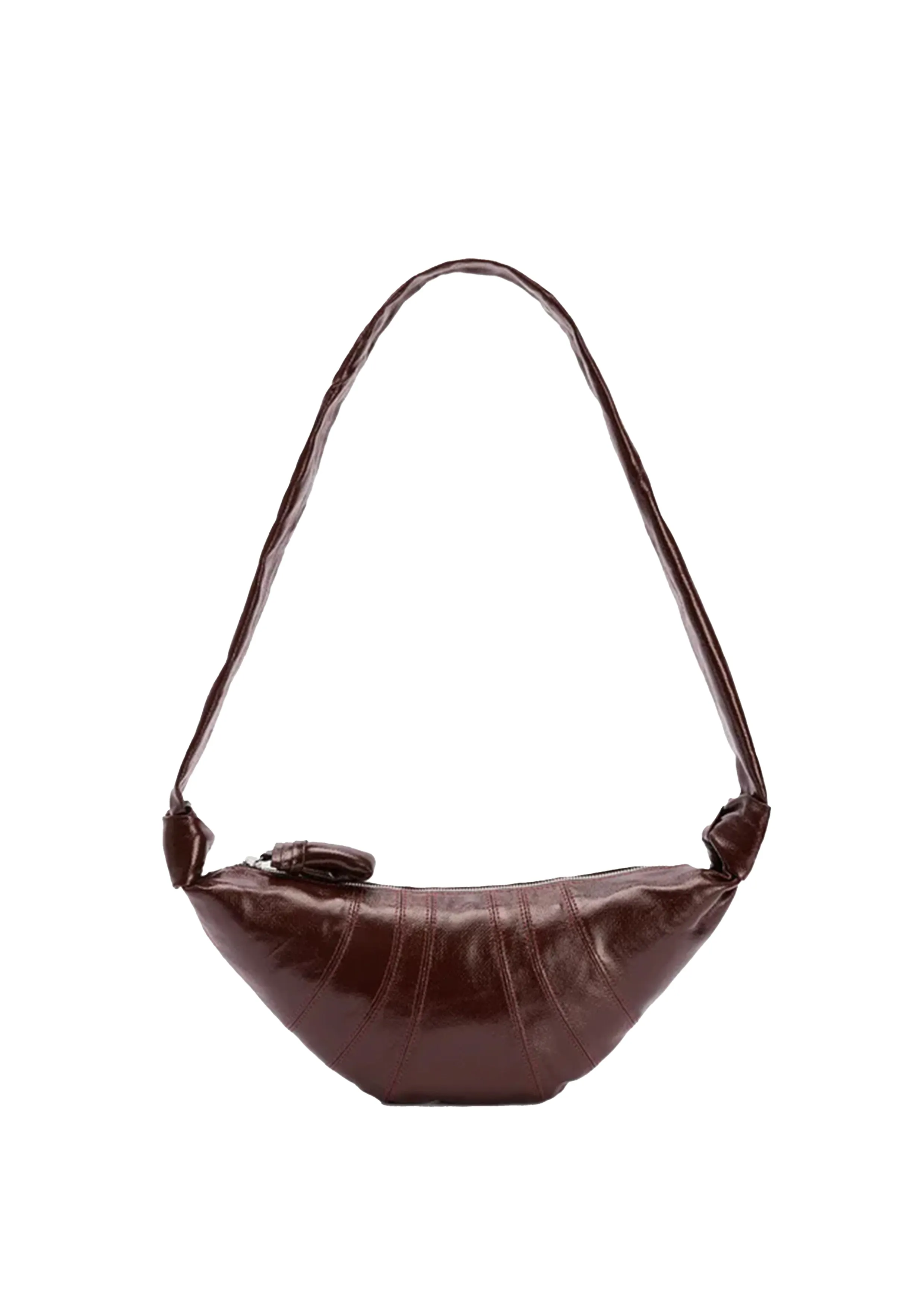 LEMAIRE - SMALL CROISSANT BAG CHOCOLATE FONDANT