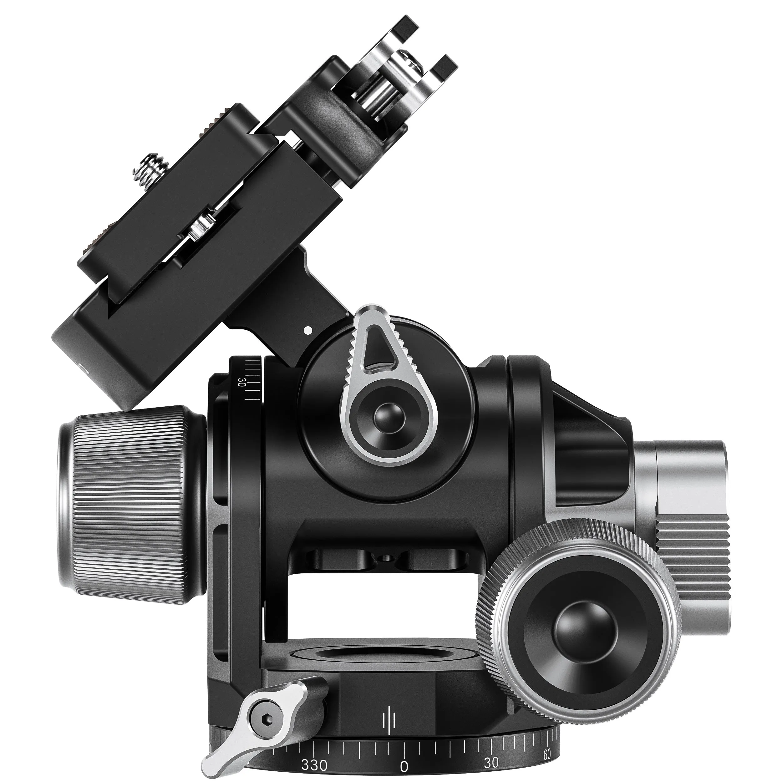 Leofoto G4-LR Four Way Geared Head with Lever Release Clamp | Arca Compatible