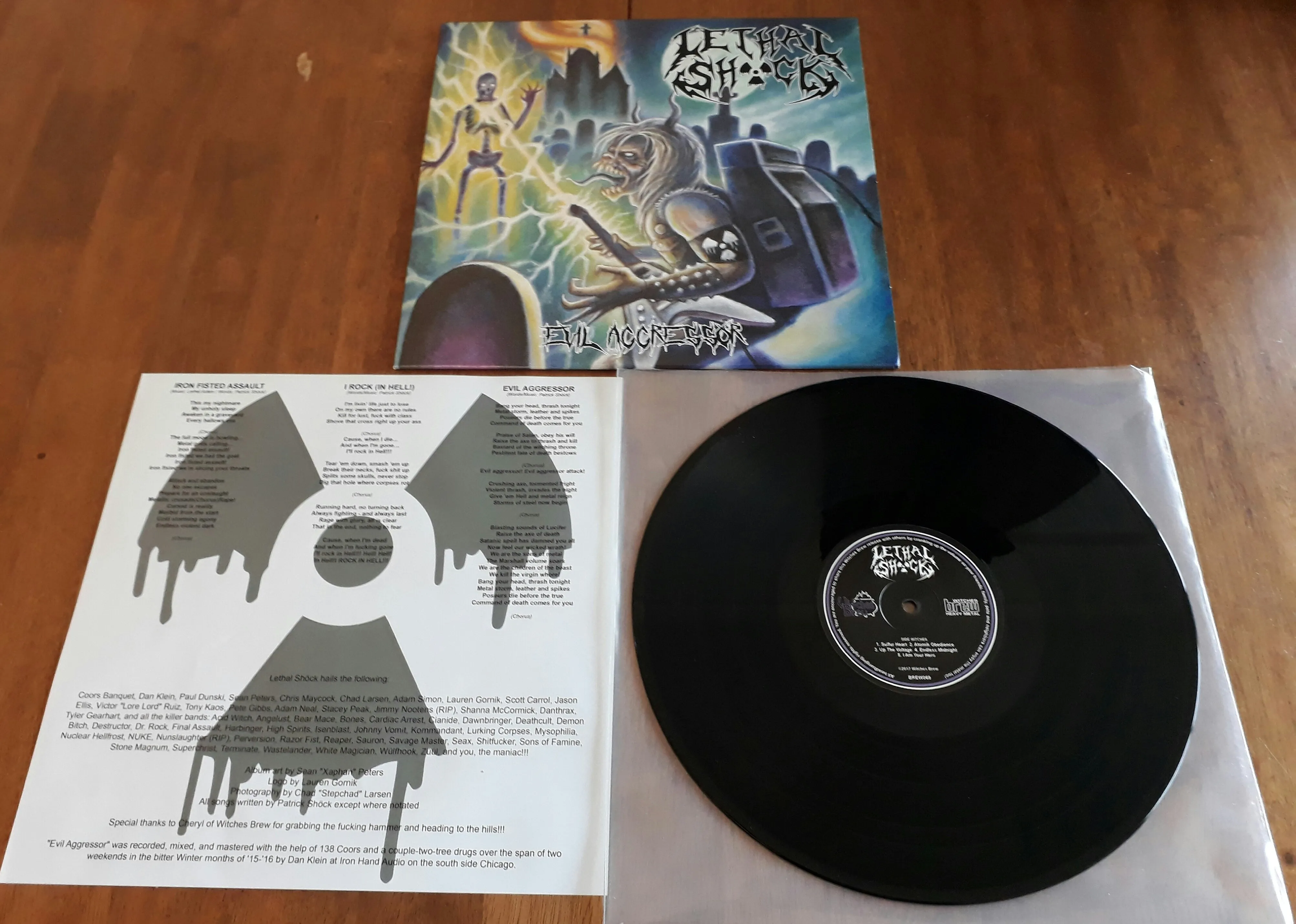 LETHAL SHÖCK - Evil Aggressor LP