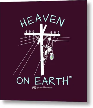 Lineman - Metal Print
