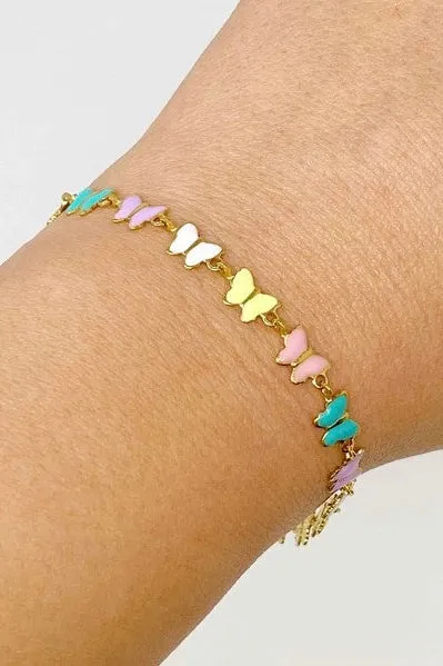 Linked Butterflies Bracelet