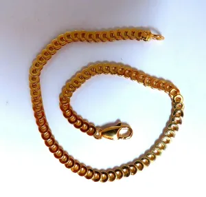 Linked Circles 18kt Gold Bracelet
