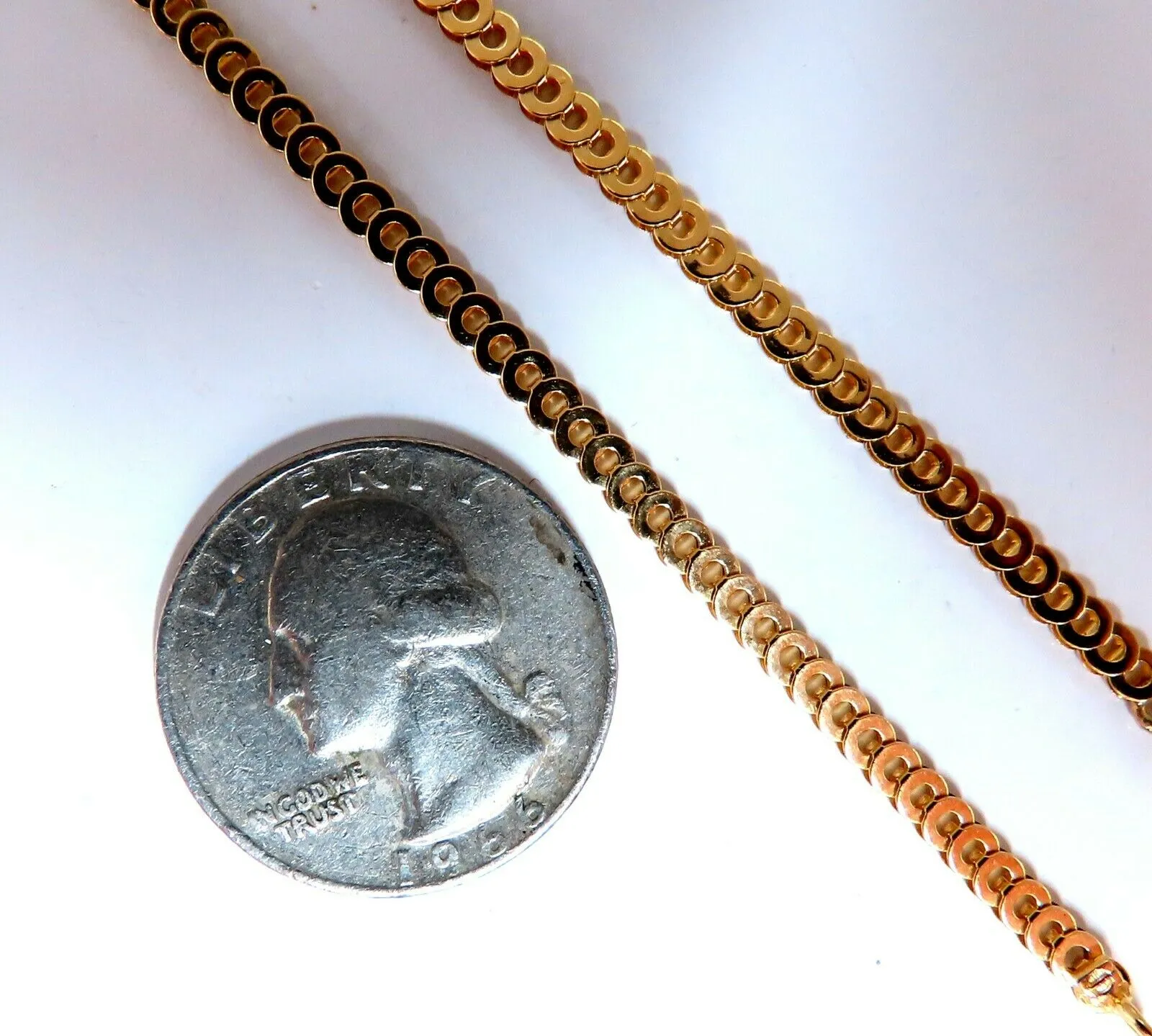 Linked Circles 18kt Gold Bracelet