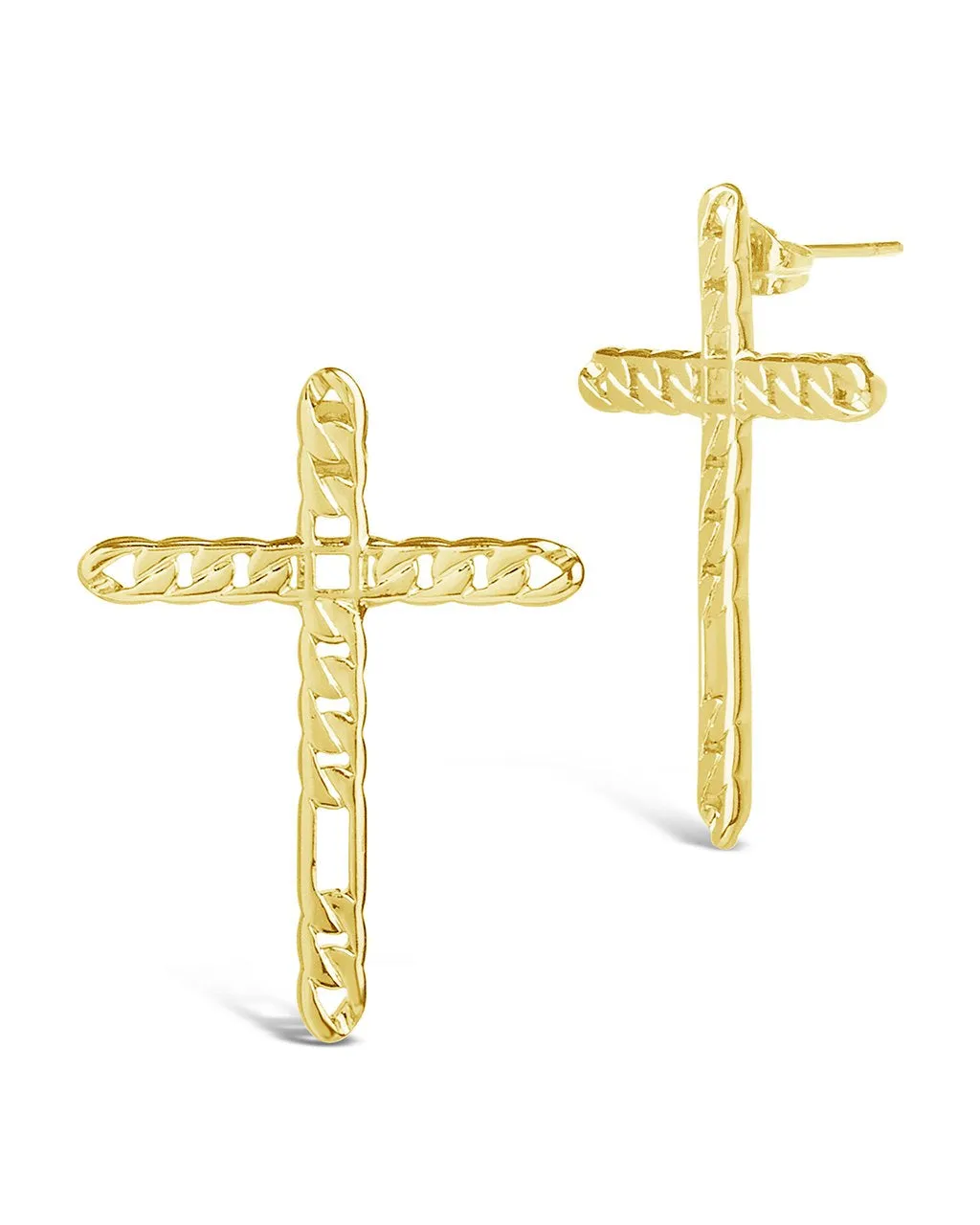 Linked Cross Studs